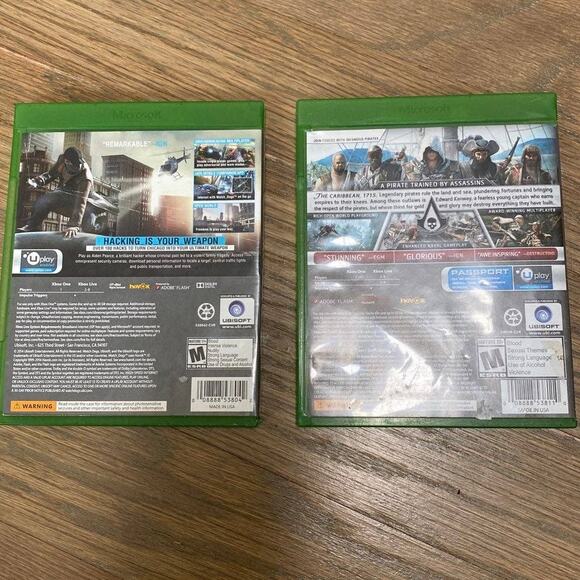 Xbox One Games Watchdogs and Assassins Creed IV - Picture 2 of 3